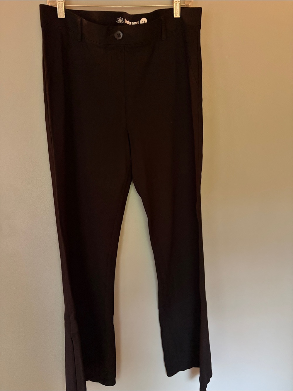 Betabrand Black Flare-Leg Women's Pants